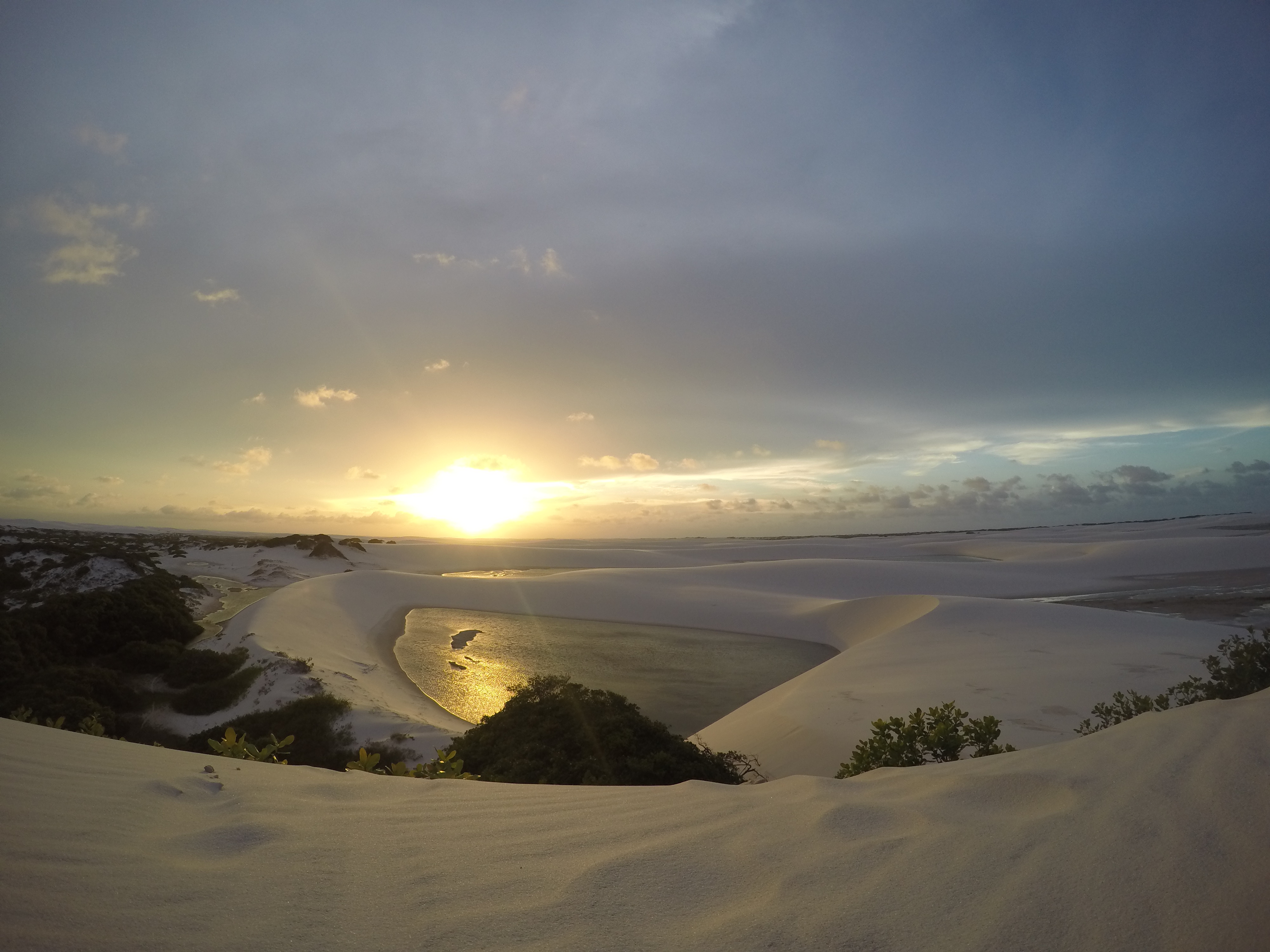 Lagunes Nordeste Parque de Lencois Brésil