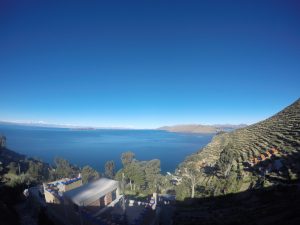 Isla del Sol Titicacasee Peru Bolivien Copacabana