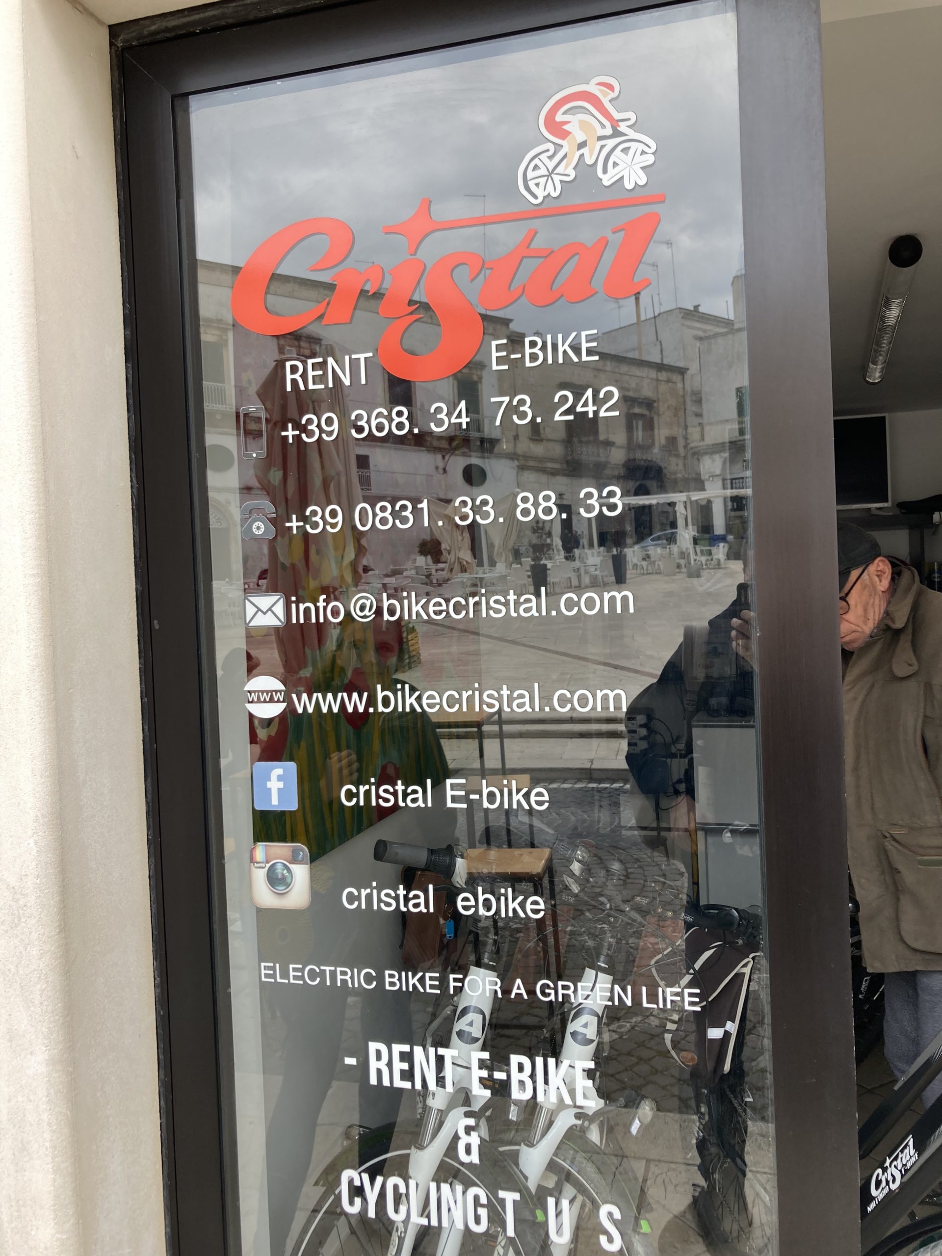 Crystal eBike Ostuni Puglia Bike rental