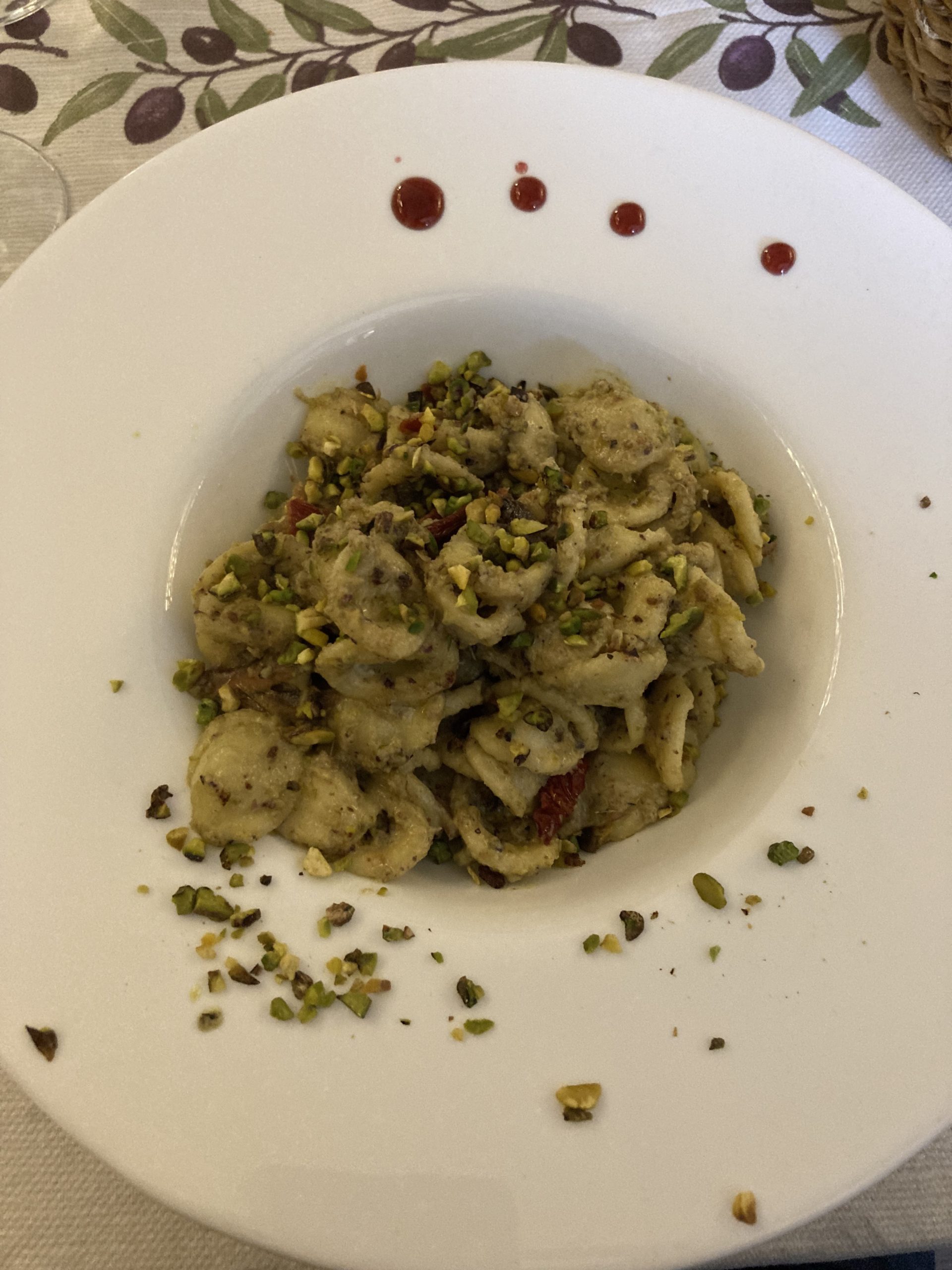 Orecchiette a la pistache - Locorotondo Jean Michel Voyage