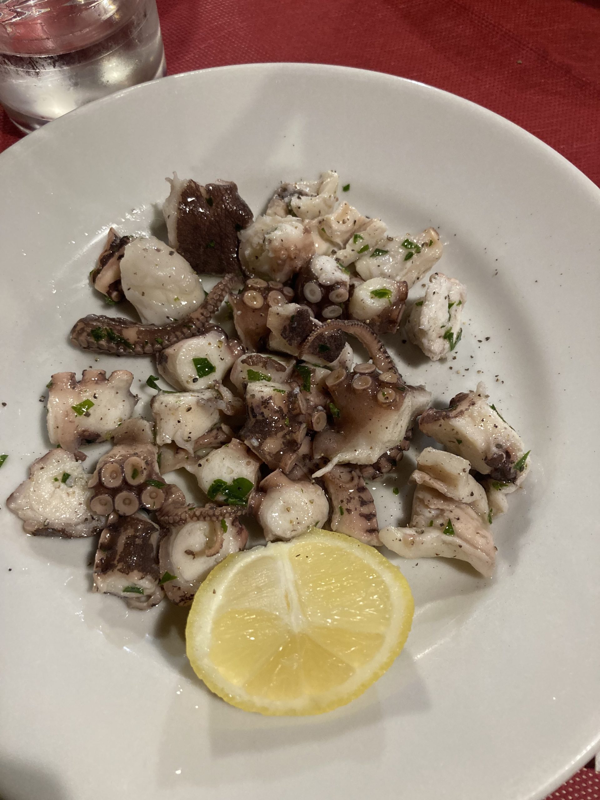 Taranto Puglia octopus salad - Jean Michel Voyage